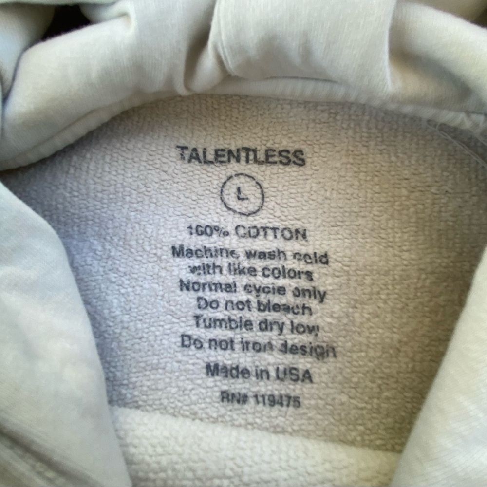 🦴 TALENTLESS LADIES 🦴 BONE COLOR HOODIES - Picture 9 of 11